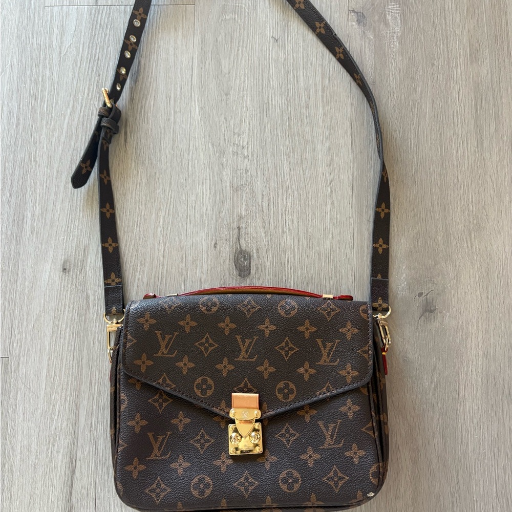 Luis Vuitton Brown Monogram Crossbody Bag